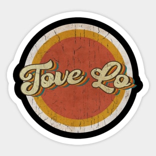 circle vintage Tove Lo Sticker